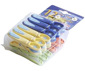 Laguelle LG525 Lot de 12 Pinces à Linge Bi-Matière Sachet