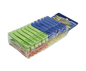 Laguelle LG9724 Pack 24 Pinces a Linge Plastique Ergonomique