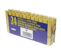 LAGUELLE Pince à linge - bois - lot de 24