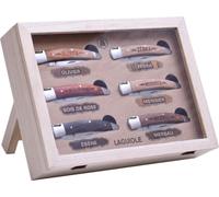 Laguiole 3661075230036 Ensemble de couteaux Laguiole 6 pcs. pliable avec manche en bois
