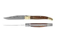 LAGUIOLE BOUGNA - Couteau Pliant de Poche - Manche 12 cm - Lame 10 cm - Bois de Palissandre