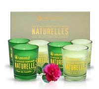 LAGUIOLE Coffret 6 Bougies Parfumées - Cadeau Noël Femme - Bougies de Soja Naturelles Longue Durée 50H - Parfums Whisky, Vanille, Rhum - Décoration Maison, Aromathérapie Relaxante & Bien-Être