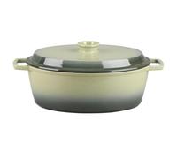 LAGUIOLE CUISSON - Cocotte en fonte ovale 33cm - ""Masseiron Olivine""