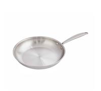 Laguiole Cuisson Poêle Triplex Inox 28 cm 3 L Induction | Triplex, Ø28 cm, 3 L, Inox 304, Cœur aluminium, Sans PFOA/PFAS, Induction, Four 230°C, Poignée acier forgé