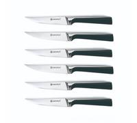 Laguiole Cuisson Scintibois Set de 6 Couteaux à Steak en Acier Noir