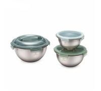 LAGUIOLE CUISSON - Set de 3 bols inox avec couvercles hermétiques - ""Pique-nique""