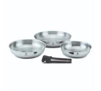 LAGUIOLE CUISSON - Set de 3 poêles inox amovible 20/24/28cm - ""Réactif""