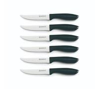 Laguiole Cuisson Set de 6 couteaux à steak Lumin en acier noir