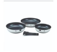 Set 3 Poêles amovible 'réactif' inox 20/24/28 cm Laguiole LA-9120805 Laguiole Cuisson