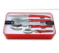 Laguiole Evolution Menagere 16 pièces Rouge
