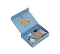 LAGUIOLE HERITAGE - Coffret complet Set à huîtres - 4 Accessoires - Couteau à huîtres, Presse-citron, Bloc huîtres, Manique - Acier inoxydable, bois de palissandre - Coffret cadeau