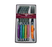 Laguiole Héritage coffret de 6 fourchettes Multicolore
