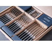 Laguiole Héritage Ménagère 24 pièces pour 6 personnes Noir
