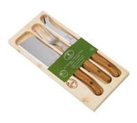 Coffret naturel 3 pièces à fromage - JEAN DUBOST - Laguiole - Manche en chêne