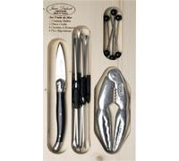 Laguiole Jean Dubost - Set de 14 couverts à fruits de mer en coffret bois Laguiole Jean Dubost - Set de 14 couverts à fruits de mer en coffret bois