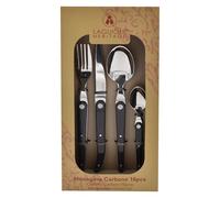 Laguiole Ménagère 16 pièces en carbone