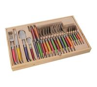 Ménagère laguiole pastel 24 pièces