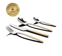 Laguiole - Menagères 24 pièces 18/8 Freesia PVD