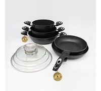 Laguiole - Set 8 Pièces antiadhésif 'Black Ston®' induction