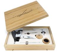 LAGUIOLE - Set à vin Deluxe - 6 pièces - Métal et Bambou - Coffret Cadeau