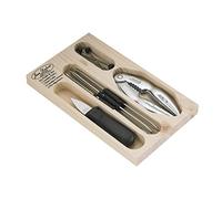 Coffret ustensiles fruits de mer - JEAN DUBOST - 14 pièces - Acier inoxydable - Compatible lave-vaisselle - Noir