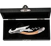 Laguiole Style de Vie Tire-bouchon/décapsuleur/coupe-capsule Manche en bois d'olivier