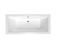 Laguna - 160x75 cm Nora Plus baignoire rectangulaire en acrylique, gauche et droite, sans pieds, blanc (NO1600PLUS)
