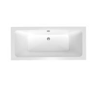 Laguna - 170x75 cm Nora Plus baignoire rectangulaire en acrylique, gauche et droite, sans pieds, blanc (NO1700PLUS)