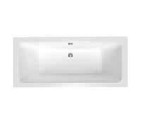 Laguna - 180x80 cm Nora Plus baignoire rectangulaire en acrylique, gauche et droite, sans pieds, blanc (NO1800PLUS)