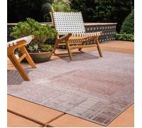 LAGUNA BAY - Tapis d'extérieur/intérieur motif abstrait rouge 160x230