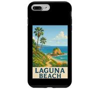 Laguna Beach, Le Paradis des Vacances rétro en Californie Coque pour iPhone 7 Plus/8 Plus