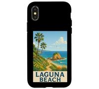 Laguna Beach, Le Paradis des Vacances rétro en Californie Coque pour iPhone X/XS