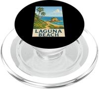 Laguna Beach, Le Paradis des Vacances rétro en Californie PopSockets PopGrip pour MagSafe