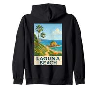 Laguna Beach, Le Paradis des Vacances rétro en Californie Sweat à Capuche