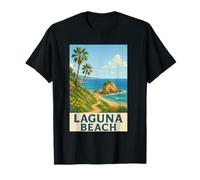 Laguna Beach, Le Paradis des Vacances rétro en Californie T-Shirt