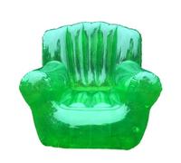 LAGUOE Canapé gonflable en PVC transparent très résistant et ergonomique pour la relaxation, le jardin, la piscine, utilisation latérale, canapé en PVC transparent