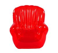 LAGUOE Canapé gonflable en PVC transparent très résistant et ergonomique pour la relaxation, le jardin, la piscine, utilisation latérale, canapé en PVC transparent