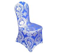 LAGUOE Housse de chaise extensible à imprimé doré, douce et résistante qui améliore n'importe quelle salle à manger ou salle de réunion, décoration de fête de Noël