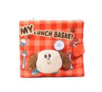 LAGUOE Livre de reniflage pour chien avec mangeoire couineur pour jouer et stimuler mentalement favoriser la recherche naturelle du chien à renifler