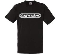 Lagwagon Logo Black T-Shirt Men Shirt Rock Band Tee Music Black Manches Courtes(XX-Large)