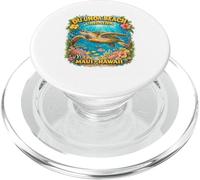 Lahaina Baby Beach Maui Hawaï Snorkeling Turtle Island PopSockets PopGrip pour MagSafe