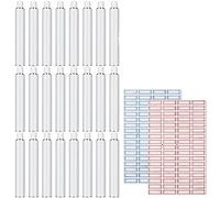 Lahdrhab Tubes de peinture vides en aluminium de 20 ml pour la fabrication de peinture et le stockage de peinture acrylique