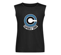 Lahe Capsule Corp Printed Tops Z Men T Shirts New Summer Cotton Tee Shirt Harajuku Anime Mens T-Shirt Vest for Men Size 3XL