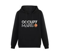 Lahe Occupy Mars Spacex Mens Hoody Elon Musk Space X Exploration Graphic Hoodie Size L