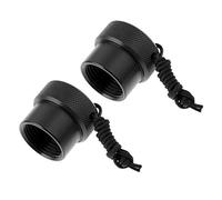 lahomia 2Pcs Plongée sous-Marine DIN Réservoir Soupape Régulateur Bouchon De Bouchon De Poussière avec Corde