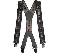 Lahti PRO Bretelles de travail pour homme - Largeur : 5 cm - Forme en Y - Pour shorts, pantalons de travail, pantalon de moto - Avec 4 clips en métal très solides - Pour hommes et femmes - Élastiques,
