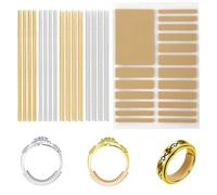 Lahviuu Ajusteur de Taille de Bague,35 pcs Ajusteur Bague Invisible Reducteur Bague Retrecisseur,Entretoise de Bague pour Bague Trop Grande Homme et Femme