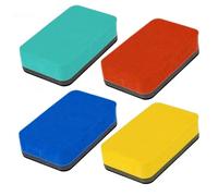 Lahviuu Brosse Tableau Blanc Magnetique, 4 Pcs Effaceur Tableau Blanc Effacable Brosse Effaceur Gommes Magnétiques Ardoise Effacable Nettoyant Tableau Blanc, Éponge pour Maison Bureau L'école
