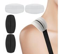Lahviuu Coussinets Antidérapants pour Bretelles De Soutien-Gorge,4 pcs Coussinets Strap Silicone Antidérapants Épaulières Coussins de Sangle de Soutien-Gorge Silicone de Soutien-Gorg Coussin