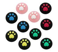 Lahviuu Grip Joystick,10 pcs Joysticks Remplacement en Silicone Accessoires de Contrôleur Protection Switch Joystick Thumb Grip Thumbstick Cap Cover Game Controllers